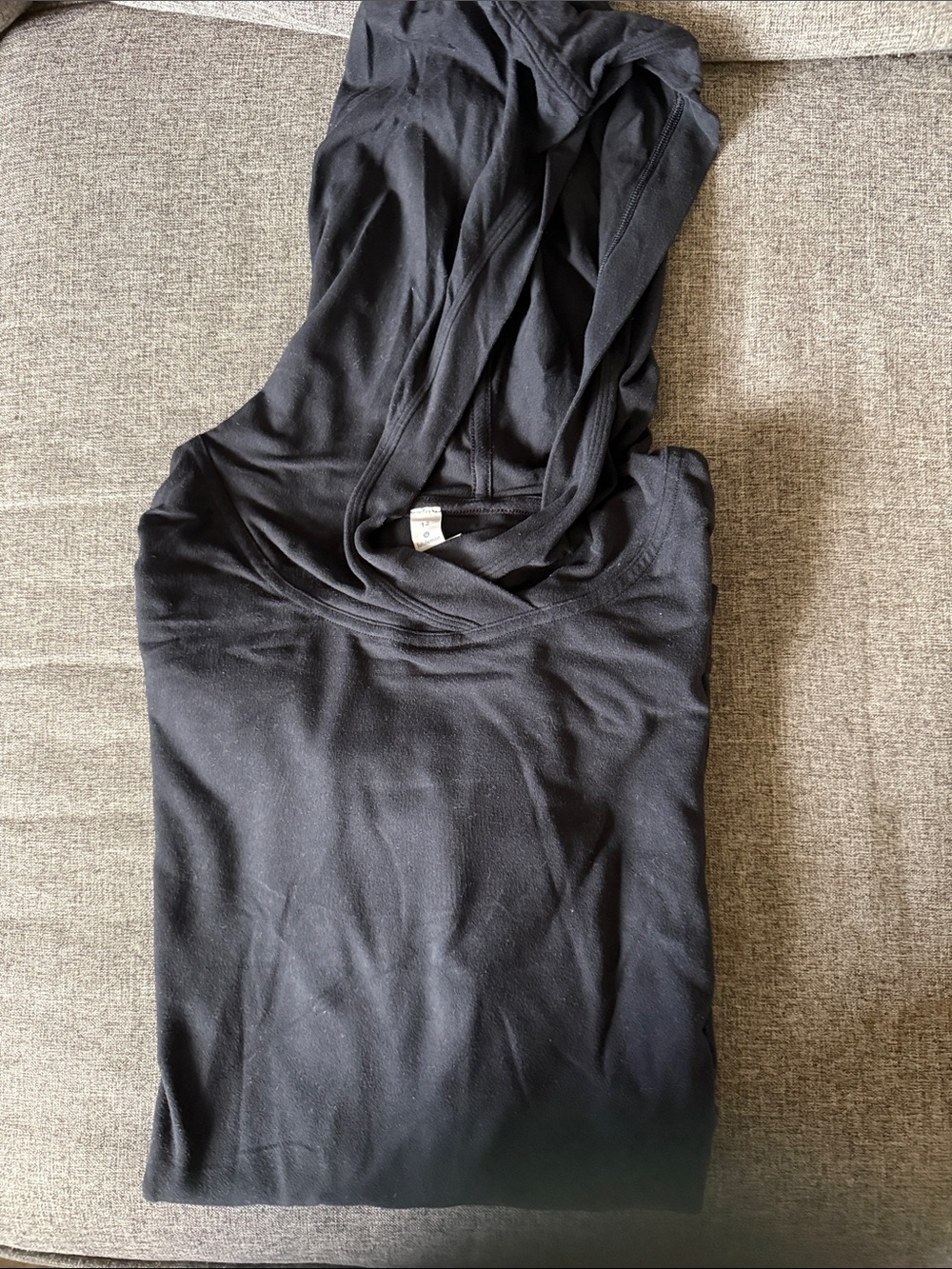 lululemon Black Lightweight Hooded Pullover